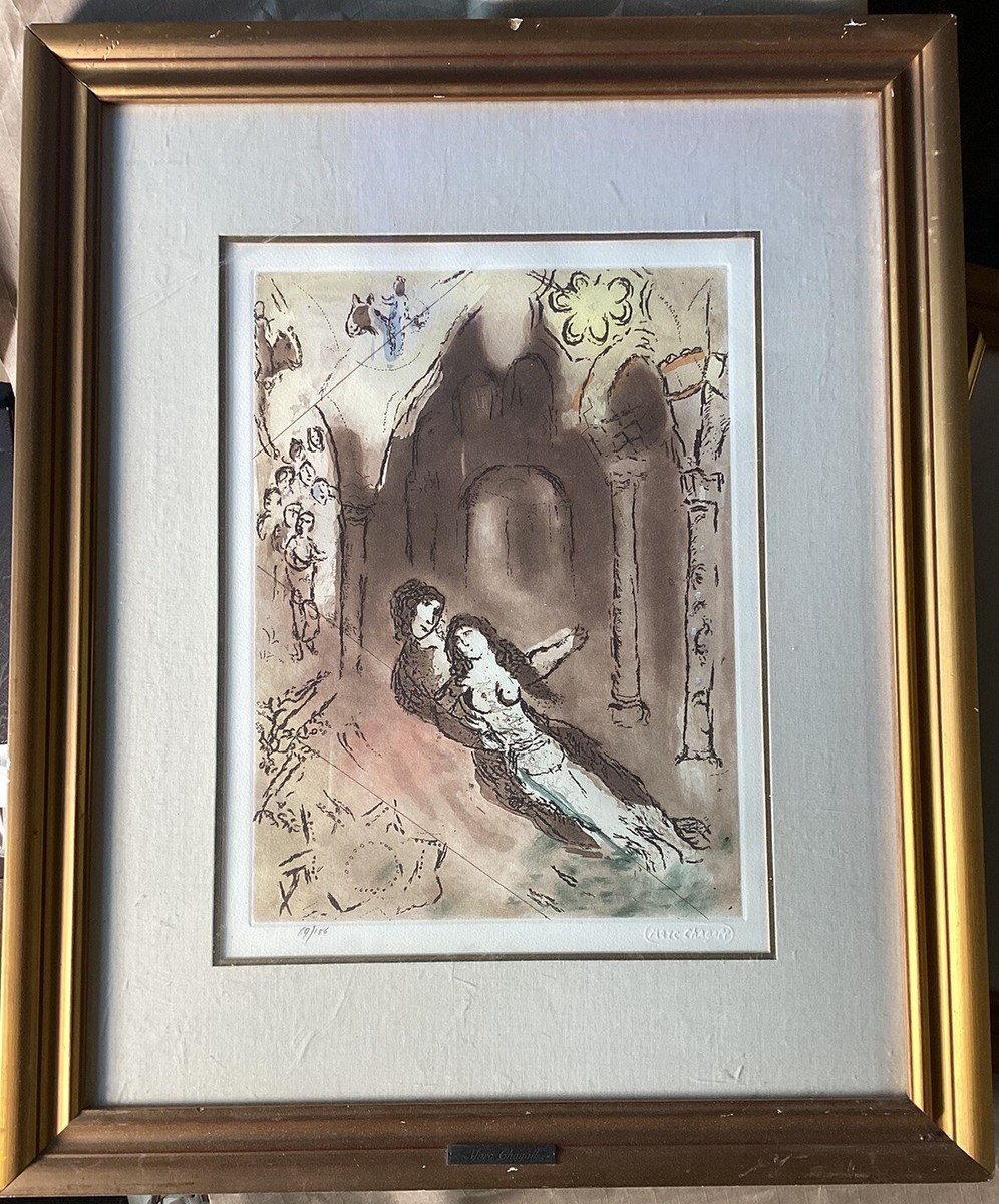 Marc Chagall (1887-1985) Granada Original Etching w/ Aquatint 1962