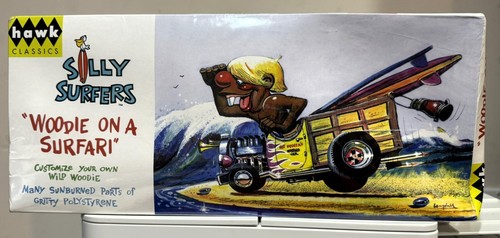 Hawl Silly Surfers Woodie on a Safari Model Kit NEW