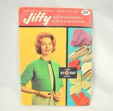 Vintage Coats & Clark Easy Crochet Simple Knits Manual (Book No.126)
