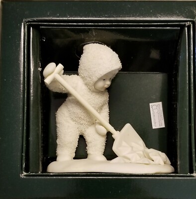 Snowbabies Retired 68373 So Much Work To Do