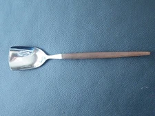 Vtg MCM EKCO ETERNA Canoe Muffin Sugar Shovel Spoon Flatware Mid Century FREESHI