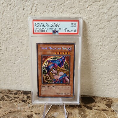 遊戯王 psa9 ブラックマジシャンガール　英語　MFC-000 1st YuGiOh! Dark Magician Girl - MFC-000 1st Edition Magician's