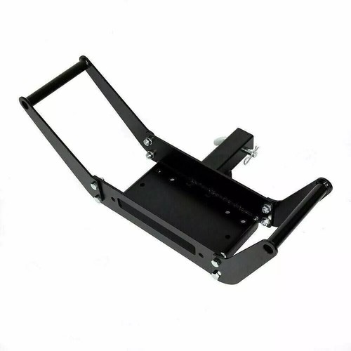 Foldable Winch Mounting Plate Cradle Mount For 2'' Hitch Receiver 4WD SUV Truck - 第 12/13 張圖片
