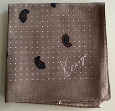 MAN HANKY JAPAN BROWN POLKA DOT PAISLEY CLASSIC COTTON POCKET ART SQUARE17   KZ7