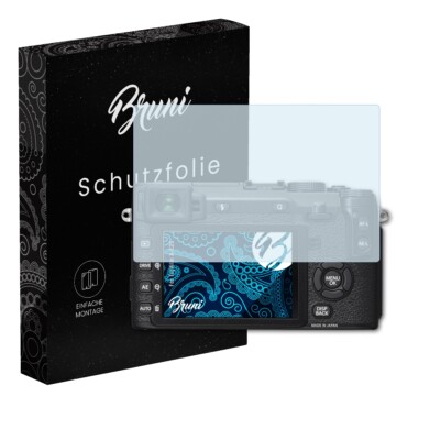 Bruni 2x Folie für Fujifilm X-E2S Schutzfolie Displayschutzfolie