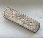 POURED 10oz Jacques Cartier Mint Uncommon Canadian Refiner Silver Bar Toned
