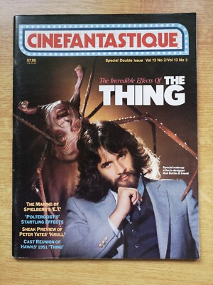 Cinefantastique  1982 Vol. 13 No.2 /The Thing John Carpenter Rob Bottin Special