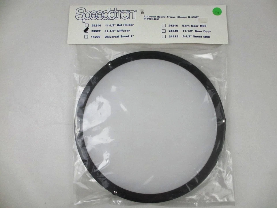 Speedotron 11.5″ Mylar Clip-on Diffuser #25527/852975 - Image 2 of 3