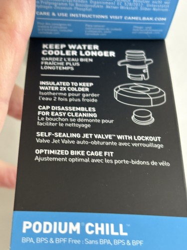 CamelBak Podium Chill 21 oz Insulated Water Bottle Light Green Sage New W/Tags - Picture 3 of 4