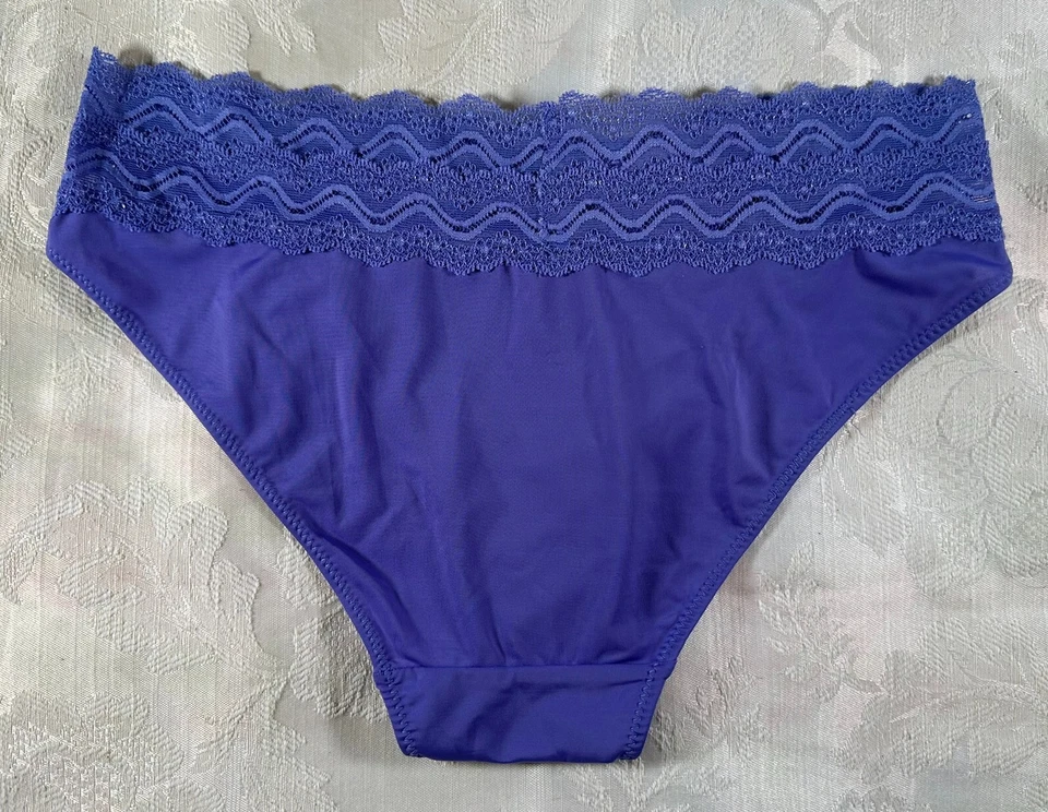 Bragas de colección STARDELL azul periwinkle talla L encaje cintura hipster bikini ajustado Foto 3 de 4
