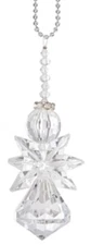 Ganz Crystal Expressions Blessings Angel Car Charm Ornament Clear Acrylic