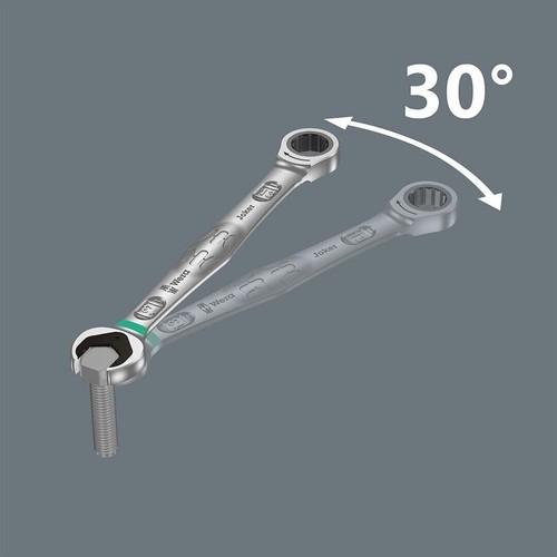 Wera JOKER SAE Ratcheting Combination Wrench (4-Piece Set) - 第 4/5 張圖片