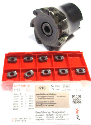 AURA WSP Messerkopf Ø52 r2 30188 Z7+9 WSP DHF10K10 r2,0 S=3,9 Neu D6861