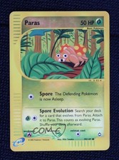 Paras Reverse Foil Pokemon e-Card Series Aquapolis #99 2003 on eBay