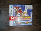 New ListingSonic Rush Adventure (Nintendo DS, 2007) Case & Manual