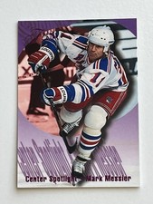 1994-95 Flair Center Spotlight #8 Mark Messier NHL New York Rangers