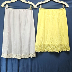 60s 70s Vintage Half Slip Lot~8~KAYSER & More~Mixed Sizes~#2