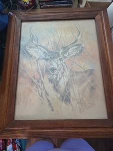 Lone BUCK 1970's HOME INTERIOR Vintage