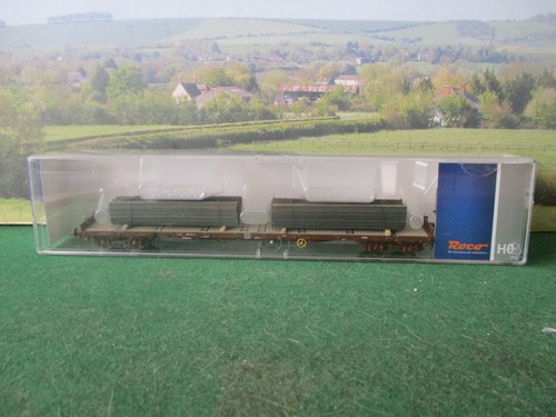 ROCO HO 1;87 BOLSTER WAGON WITH LOAD CFL EPOCHE IV. CAT NO.66934. | Zustand: Used