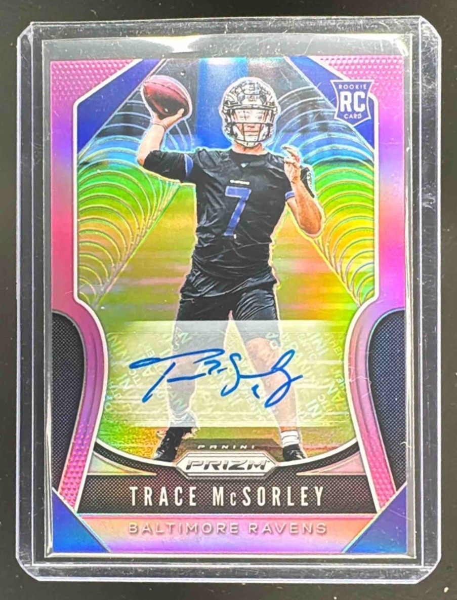 Trace McSorley Panini Prizm #309 Autograph-Pink Prizm
