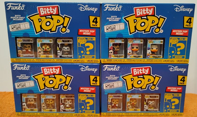 4Boxes of NEW! Funko Bitty Pop! Disney Mickey Full 4-Pack Collection. (SK)