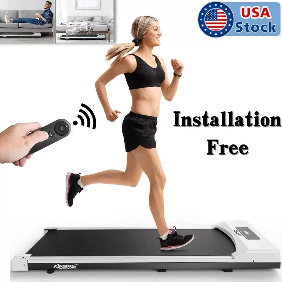 Space-Saving Treadmill Machine Comfortable Fitness Excercise Treadmill for Home`
