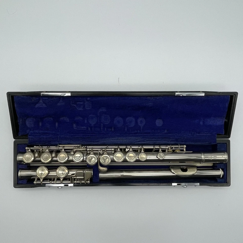YAMAHA YFL-23 Flute Second hand NICKEL SILVER INSTRUMENT with case From JAPAN - Image 3 of 4