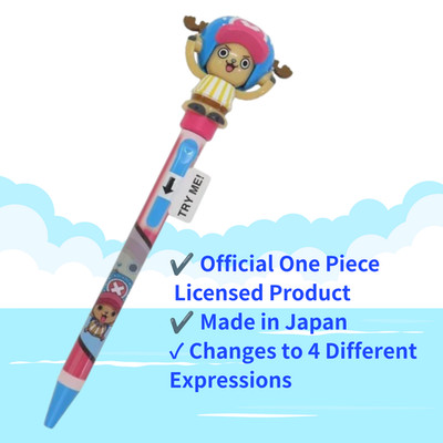 ONE PIECE Chopper Face-Changing Ballpoint Pen Gimmick Toy Anime Japan New