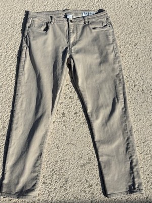 The Perfect Jean NYC Denkhaki Athletic Fit Mens Khaki Jeans 38x32 J09V3DNK Tan
