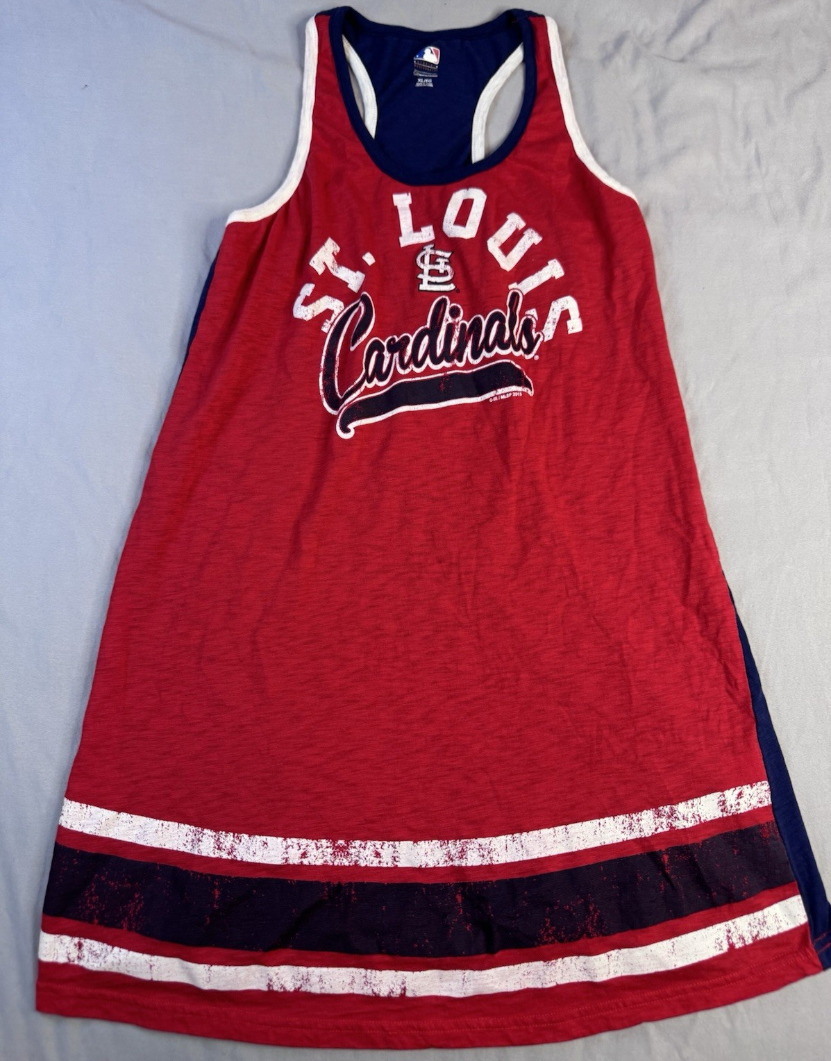 Tank Top ST. Louis Cardinals Women’s XL Tank Top Baseball Red MLB Summer-image