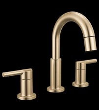 Delta Nicoli 35749LF-CZPD Widespread Pull-Down Bathroom Faucet -Champagne Bronze