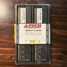 A-Tech 16GB 2x 8GB DDR4 2666 PC4-21300 Desktop 288-Pin DIMM Memory RAM Kit 16G