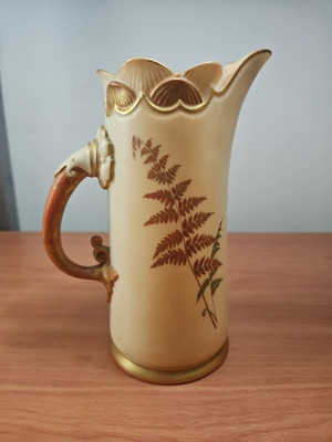 Royal Worcester Hand Painted Pitcher
