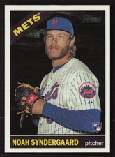 2015 Topps Heritage Noah Syndergaard Chrome #/999 RC #618 Rookie Card. rookie card picture