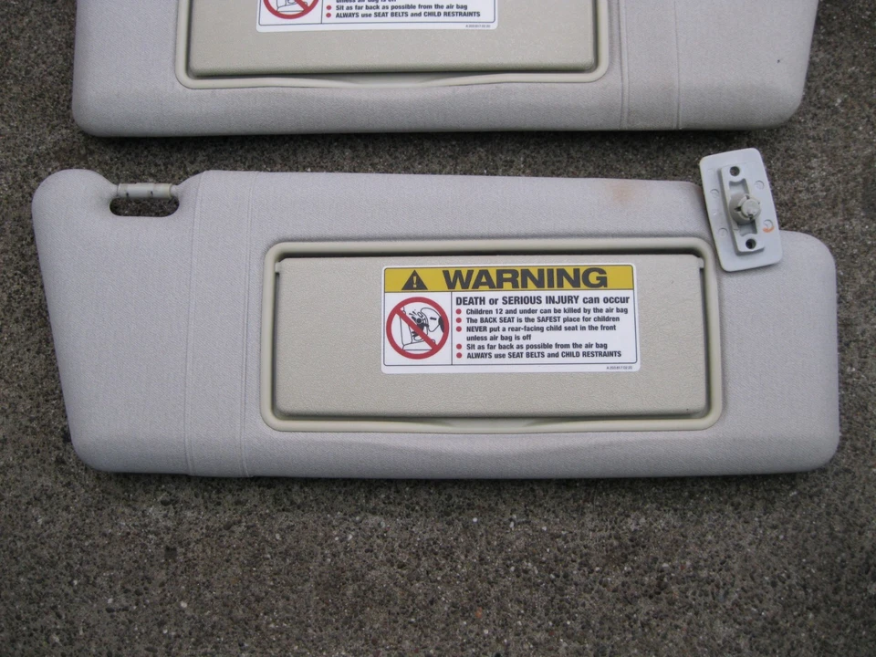 94-00 Mercedes-Benz W202 C Class Left + Right Sunvisor Sun Visor Pair Gray Foto 4 de 4