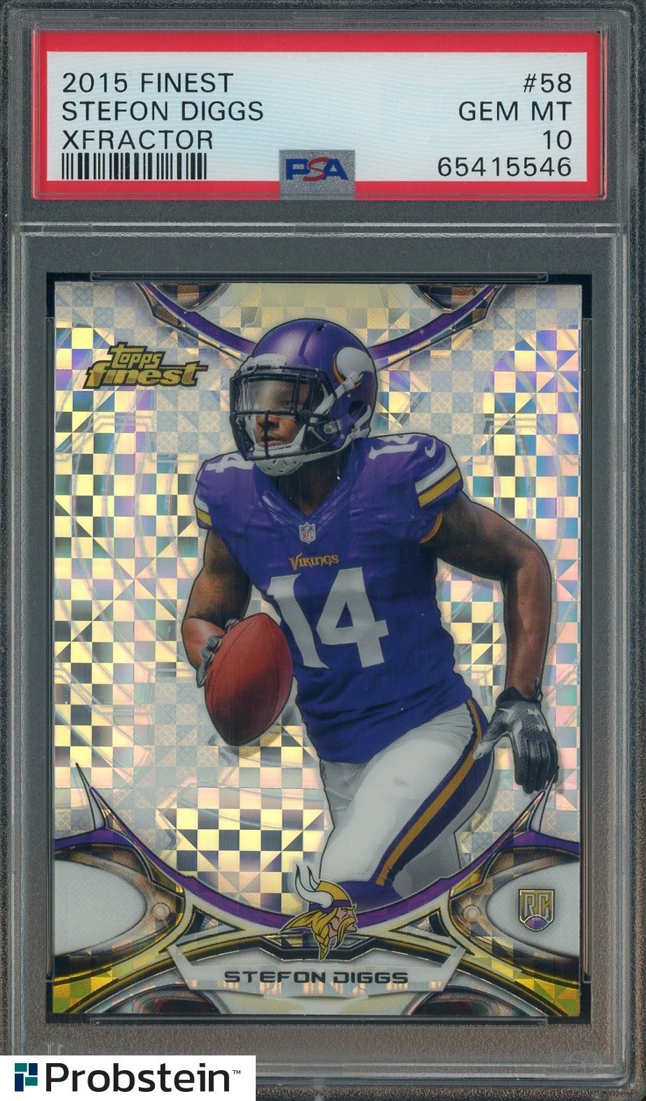 Stefon Diggs Finest #58 Xfractor