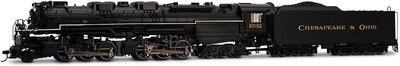 HR2951 Cheseapeake Ohio Articulated steam Locomotive 2-6-6-6 Allegheny 1632