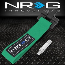 Nrg Tow-131gn For 09-13 Honda Fit Frontrear Bumper Tow Strap Towing Hook Kit