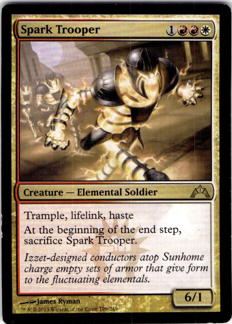 MTG Spark Trooper Gatecrash Rare #199