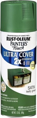 Painter's Touch 2X 12 Oz Leafy Green Cover Spray Paint Satin [Set of 6]6