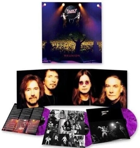 *NEW SEALED-BLACK SABBATH- REUNION - 3 VINYL LP SET , Purple Smoke Vinyl ￼