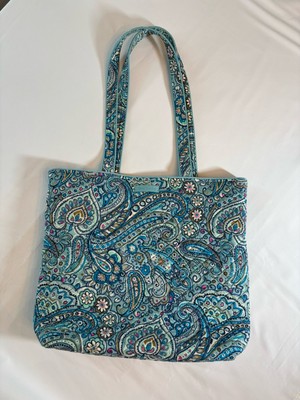 Vera Bradley Blue Paisley Tote￼156007 | eBay