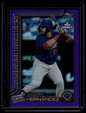 2025 Topps Pro Debut #PD-161 Ronny Hernandez Purple Foil #/299