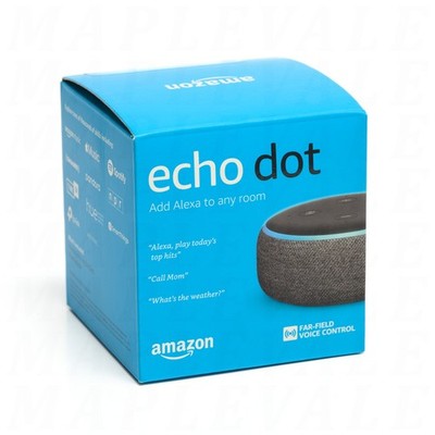 Echo Dot 3rd Gen Smart speaker with Alexa Charcoal Black Amazon Echo SEALED