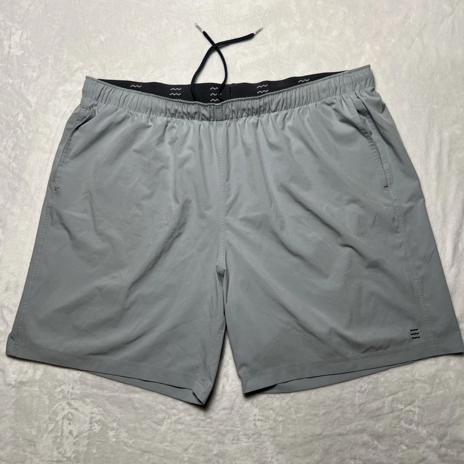 Free Fly Lt Blue Shorts 8” Hike Trail Run Outdoors Beach Lightweight Size 3XL