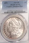 1891 P Morgan very nice one here PCGS AU-53 "top 100" VAM-2 free shipping