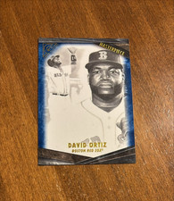 David Ortiz 2018 Topps Gallery Masterpiece Blue M-13 Boston Red Sox /99 HOF
