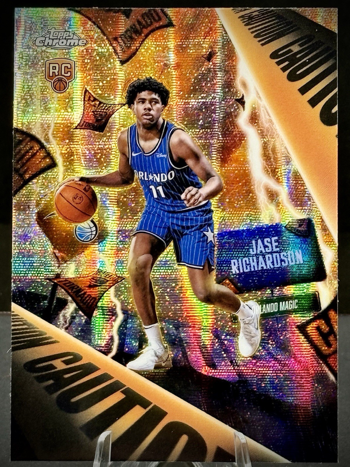 2025-26 Topps Chrome - Jase Richardson #AD-15 - Rookie Advisory (RC) [CASE HIT]