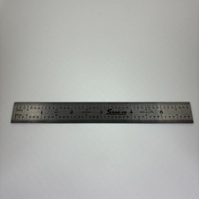 Vintage Snap On Tools Ruler USA Stainless Steel 6” Ruler Decimal Equivalent
