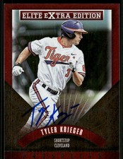 2015 Clemson Tigers TYLER KRIEGER Signed Card autograph auto INDIANS